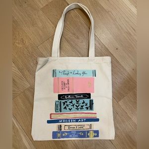 Kate Spade NY canvas tote bag
